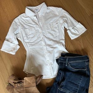 James Perse classic white shirt